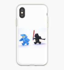 Lego Star Wars Darth Vader and Shark Suit Guy Pursuit Minifigure iPhone Case
