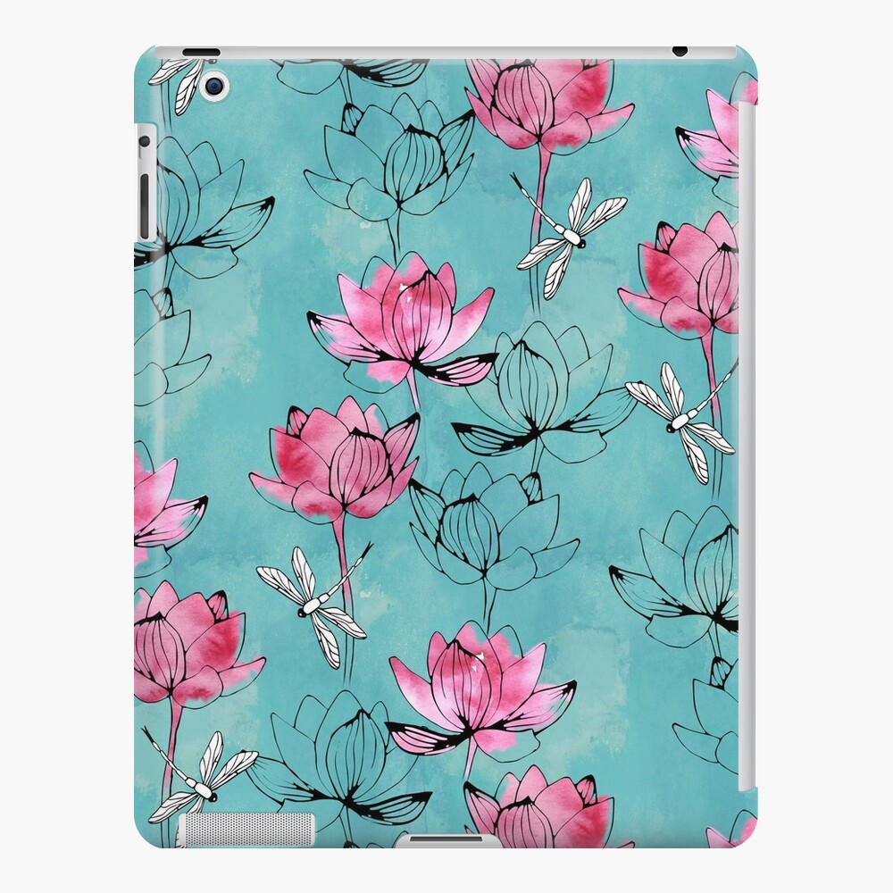 Waterlily dragonfly iPad Case & Skin