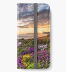 The Needles At Sunset Isle Of Wight iPhone Wallet/Case/Skin