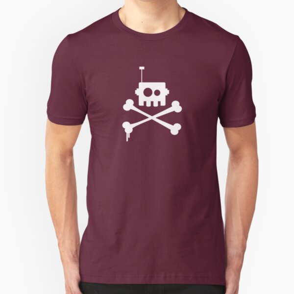 Robot Pirate Slim Fit T-Shirt