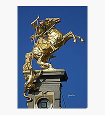 St George and the Dragon Photographic Print