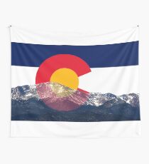 Pikes Peak Colorado Flagge Wandbehang
