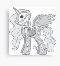 My Little Skeleton: Alicorn Canvas Print