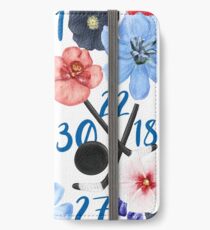 Vinilo o funda para iPhone Diseño floral de los New York Rangers