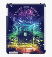 Vinilo o funda para iPad tiempo tormenta arco iris version