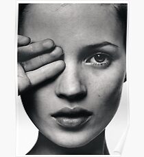 Kate Moss fashion print, Scandinavian poster Poster