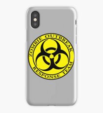 Zombie Outbreak Response Team - yellow iPhone Case