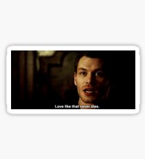 niklaus mikaelson Sticker