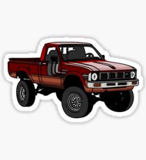 Red 1979 4x4 Pickup Sticker