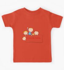 a happy family - family Kids Tee