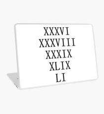 Patriots 5 Titles Laptop Skin