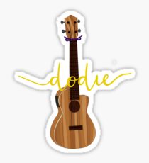 Dodie Clarks's Ukulele with Dodie Logo Sticker