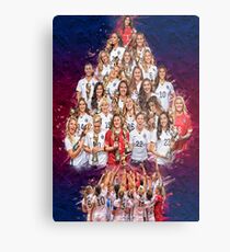 USWNT 1 Year World Cup Champs! Metal Print