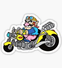 Wario Biking Sticker