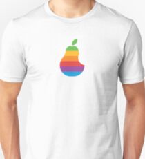 Pear Apple Parody Funny Retro Unisex T-Shirt