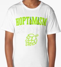 Best Selling Hoptimist with A Hoptimism Craft Beer Long T-Shirt