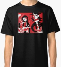 Black, White & Red Classic T-Shirt