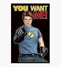 Captain Hammer - You Want Me Photographic Print
