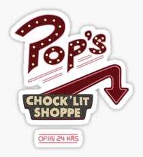 RIVERDALE POPS WHITE Sticker