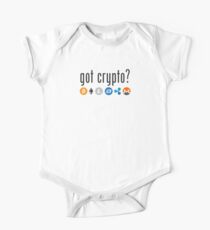 Krypto bekommen? Design der Kryptowährung Baby Body Kurzarm