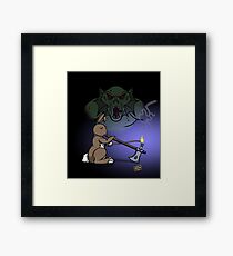 Smarter than the Monsters Framed Print