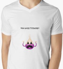WHO DOES TURNIPS?! Men's V-Neck T-Shirt