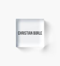 christian borle - sans Acrylic Block