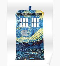 Van Goghs TARDIS Poster