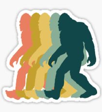Bigfoot-Retro-Design Sticker