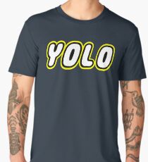YOLO by Customize My Minifig Men's Premium T-Shirt