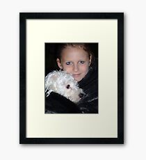 Fur Skin Fur Framed Print