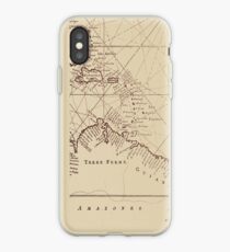 Uncharted Map Design iPhone Case