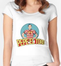 Pepe El Toro Invincible Pedro Infante Women's Fitted Scoop T-Shirt