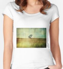 Lean on me Women's Fitted Scoop T-Shirt