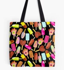 Aussie Ice Creams - Scatter - Black Tote Bag
