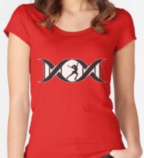 Female Figure Skater - DNA Women's Fitted Scoop T-Shirt