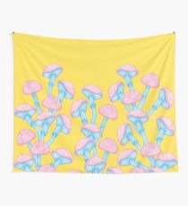 The Garden of Wonderland Mushroom Wall Tapestry