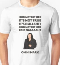 Room I did not hit her Unisex T-Shirt