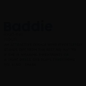 Baddie Definition Die Cut Sticker