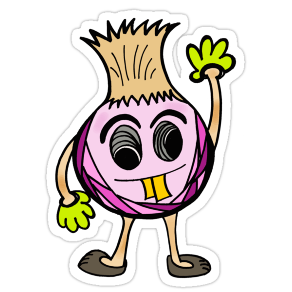 "ONion Head" Stickers by JKart2008 Redbubble