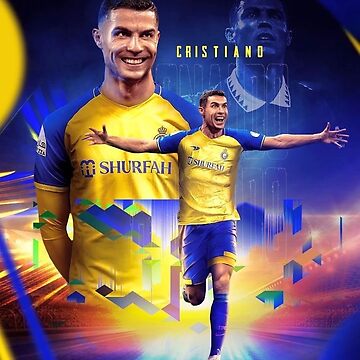 Cristiano Ronaldo Al-Nassr Football Club رونالدو نادي النصر السعودي Kids T- Shirt for Sale by Sid-B