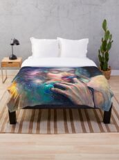 Black Hole in the Milky Way Throw Blanket