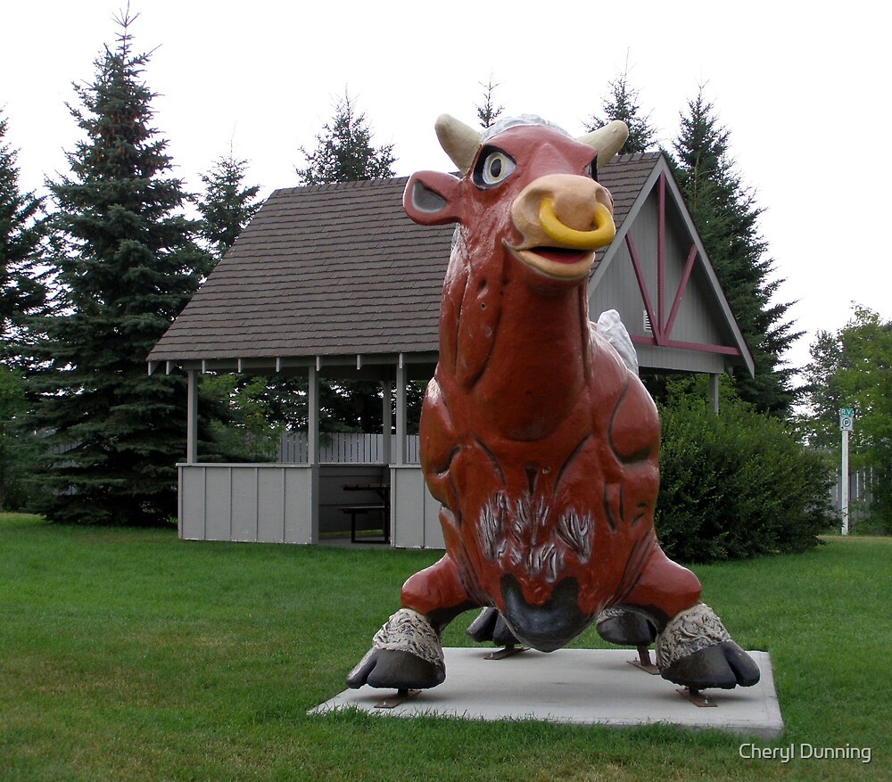 ""arthur the bull" in Russell manitoba" by Cheryl Dunning Redbubble