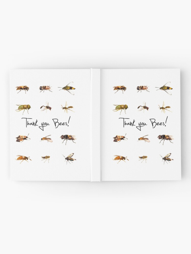 Thank You Bees Trolling Edition Hardcover Journal - 