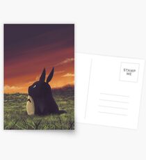 Cute Totoro anime Postcards
