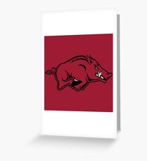 Arkansas Razorbacks Greeting Card