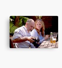 The Man and His Gear Canvas Print