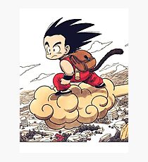 Kid goku Photographic Print