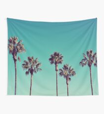 California Palm Trees Wall Tapestry