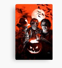 Super Villains Halloween Canvas Print